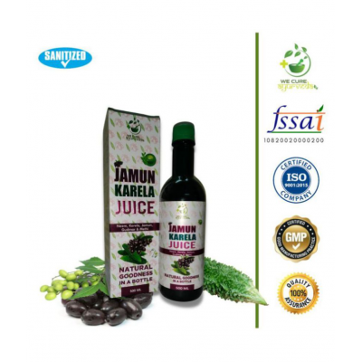 WECURE AYURVEDA Jamun Karela Juice Liquid 500 ml