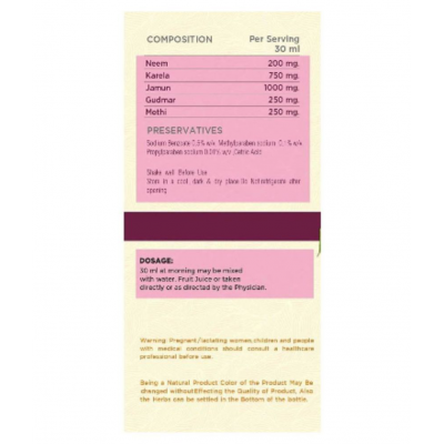 WECURE AYURVEDA Jamun Karela Juice Liquid 500 ml