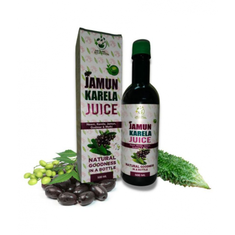 WECURE AYURVEDA Jamun Karela Juice Liquid 500 ml