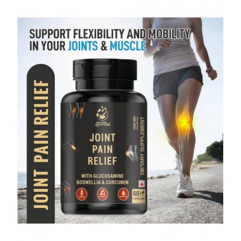WECURE AYURVEDA Joint Pain Relief Supplement Vitamins with Natural capsules 60 60 gm Multivitamins Tablets