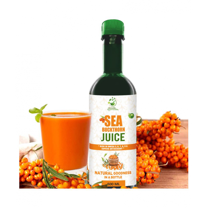 WECURE AYURVEDA Leh Berry Sea Buckthorn Juice Energy 500 ml Original