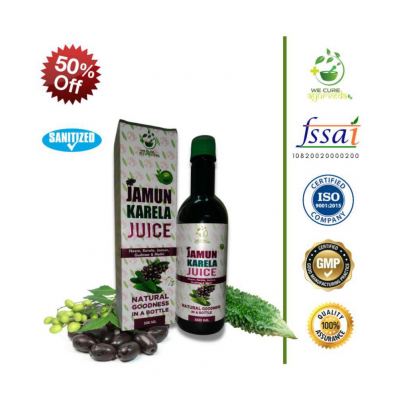 WECURE AYURVEDA Neem Jamun Karela Juice Liquid 500 ml Pack Of 1
