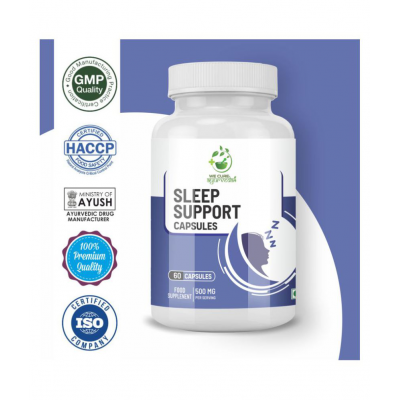 WECURE AYURVEDA No Habit Sleep Support Capsule 500 mg Pack Of 1