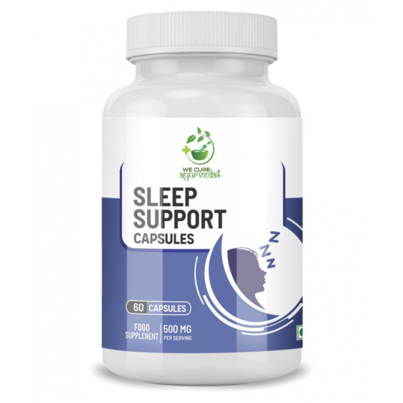 WECURE AYURVEDA No Habit Sleep Support Capsule 500 mg Pack Of 1
