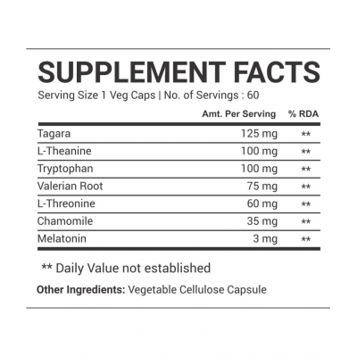 WECURE AYURVEDA No Habit Sleep Support Capsule 500 mg Pack Of 1