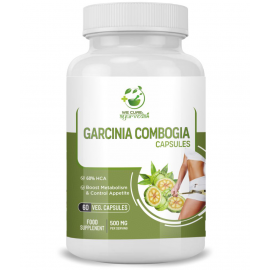 WECURE AYURVEDA Organic Garcinia Cambogia Extract 60% HCA || Weight Loss Supplements 500 mg Unflavoured Single Pack