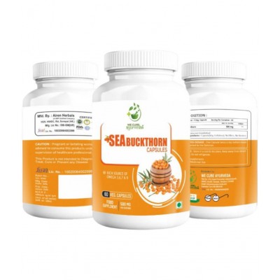 WECURE AYURVEDA Sea Buckthorn 500 mg Sea Buckthorn - 60 Capsules 60 gm Multivitamins Tablets