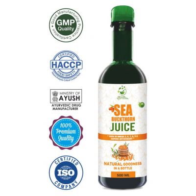 WECURE AYURVEDA Sea buckthorn Juice4 Energy 500 ml Original
