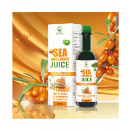 WECURE AYURVEDA Sea buckthorn immunity Juice Energy 500 ml Original