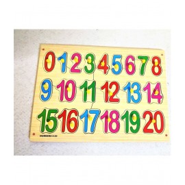 WOODEN NUMBER LEARNING PUZZLE BOARD FOR KIDS PRE PRIMARY EDUCATION
