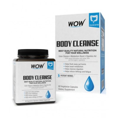 WOW Life Science Body Cleanse, 60 Capsules