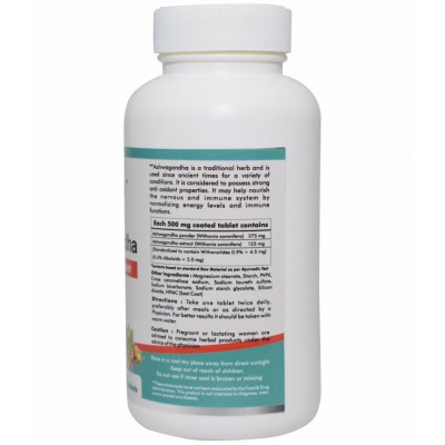 Way2Herbal Ashwagandha Tablet 120 no.s Pack Of 1