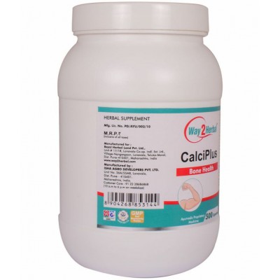 Way2Herbal CALCIPLUS Capsule 500 no.s Pack Of 1