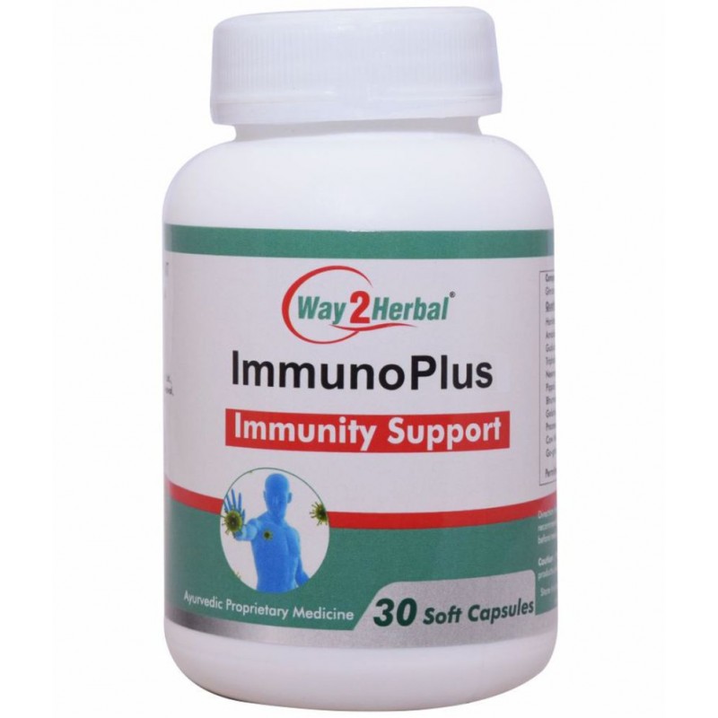 Way2Herbal Immuno Plus Capsule 30 no.s Pack Of 1