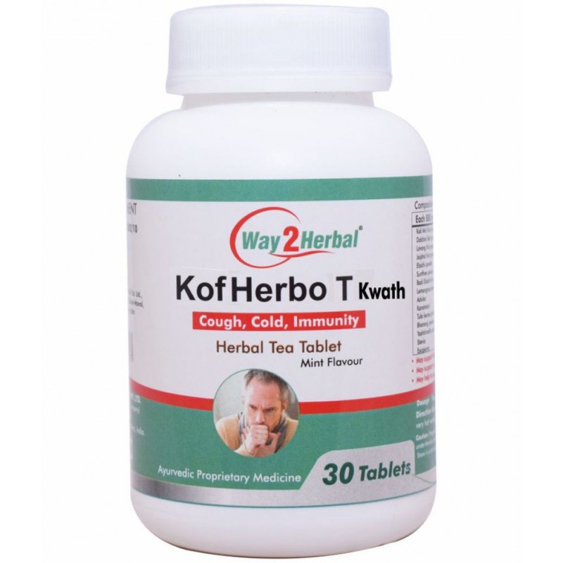 Way2Herbal KofHerbo T Tablet 30 no.s Pack Of 1