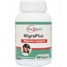 Way2Herbal MIGRA PLUS Tablet 60 no.s Pack Of 1