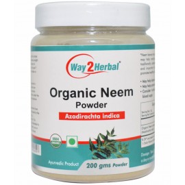 Way2Herbal Organic Neem Powder 200 gm Pack Of 1