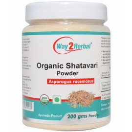 Way2Herbal Organic Shatavari Powder 200 gm Pack Of 1