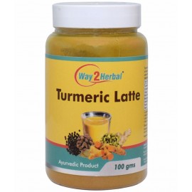 Way2Herbal Turmeric Latte Powder 100 gm Pack Of 1