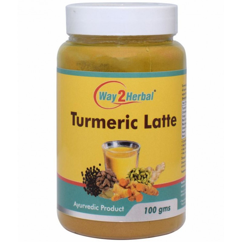 Way2Herbal Turmeric Latte Powder 100 gm Pack Of 1