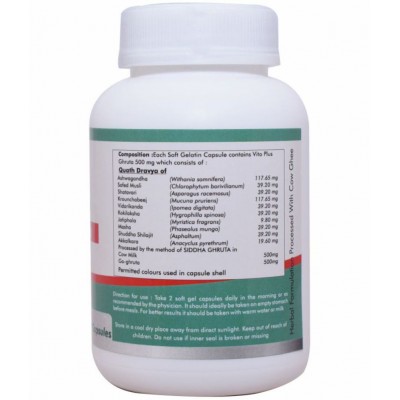 Way2Herbal Vito Plus Capsule 30 no.s Pack Of 1
