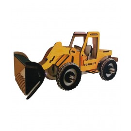 Webby 3D DIY Wooden Forklift Construction Vehicle Jigsaw Puzzle