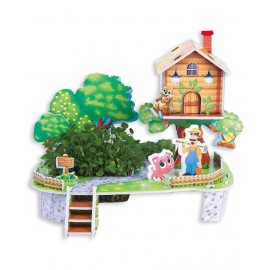 Webby DIY My Orchard Building Model 3D Jigsaw Puzzle with Real Plant Eductaion Toy,28Pcs