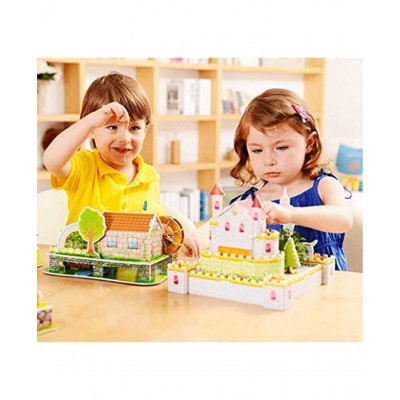 Webby DIY Sweet Home Building Model 3D Jigsaw Puzzle with Real Plant Eductaion Toy,30Pcs