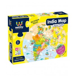 Webby Educational India Map with States Jigsaw Puzzle