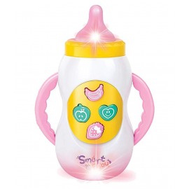 Webby Musical Feeding Bottle 6 Song Button Educational Baby Toy