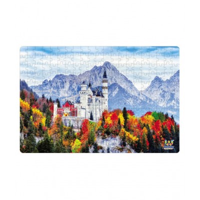 Webby Neuschwanstein Medieval Castle Cardboard Jigsaw Puzzle, 252 pieces