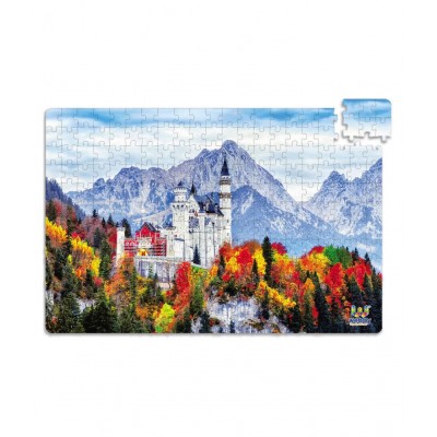 Webby Neuschwanstein Medieval Castle Cardboard Jigsaw Puzzle, 252 pieces