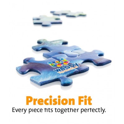 Webby The Snowy Road In Portugal Cardboard Jigsaw Puzzle, 500 Pieces