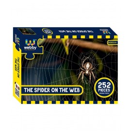 Webby The Spider on the Web Cradboard Jigsaw Puzzle, 252 pieces
