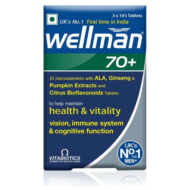 Wellman 70  Tablets Multivitamin 30 no.s Vitamins Tablets