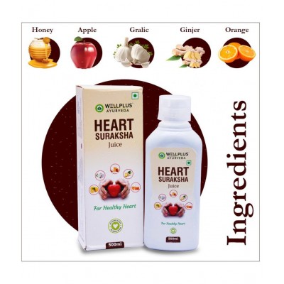 Wellplus Ayurveda Heart Surakhsha Juice Liquid 500 ml Pack Of 1