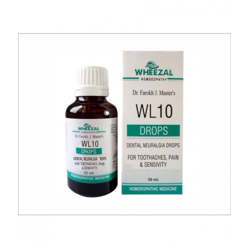 Wheezal WL-10 Dental Neuralgia Drops (30ml) (PACK OF TWO) Drops 30 ml