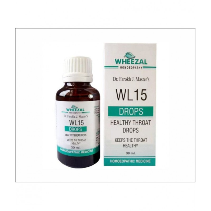 Wheezal WL-15 Healthy Throat Drops (30ml) (PACK OF TWO) Drops 30 ml