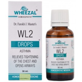 Wheezal WL-2 Asthma Drops (30ml) (PACK OF TWO) Drops 30 ml