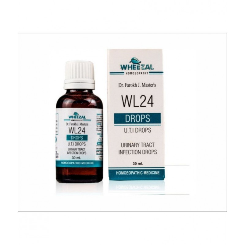 Wheezal WL-24 UTI Drops (30ml) (PACK OF TWO) Drops 30 ml
