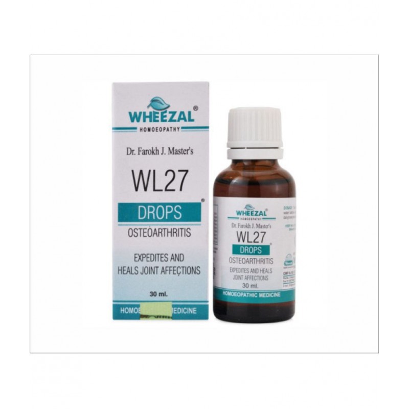 Wheezal WL-27 Osteorthritis Drops (30ml) (PACK OF TWO) Drops 30 ml