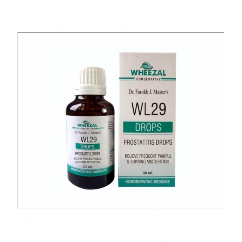 Wheezal WL-29 Prostatitis Drops (30ml) (PACK OF TWO) Drops 30 ml