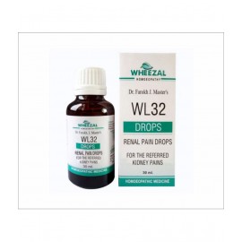 Wheezal WL-32 Renal Pain Drops (30ml) (PACK OF TWO) Drops 30 ml Wheezal WL-32 Renal Pain Drops (30ml) (PACK OF TWO) Drops 30 ml
