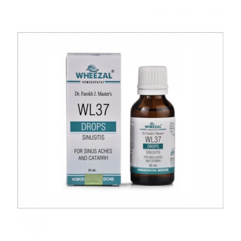 Wheezal WL-37 Sinusitis Drops (30ml) (PACK OF TWO) Drops 30 ml