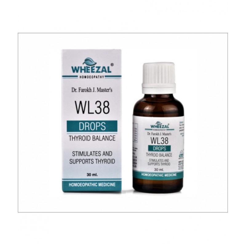 Wheezal WL-38 Thyroid Balance Drops (30ml) (PACK OF TWO) Drops 30 ml