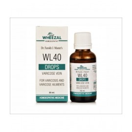 Wheezal WL-40 Varicose Veins Drops (30ml) (PACK OF TWO) Drops 30 ml