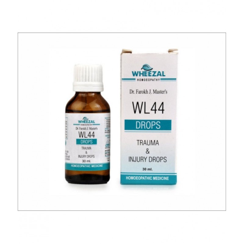 Wheezal WL-44 Trauma And Injury Drops (30ml) (PACK OF TWO) Drops 30 ml