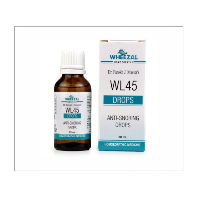 Wheezal WL-45 Anti Snoring Drops (30ml) (PACK OF TWO) Drops 30 ml
