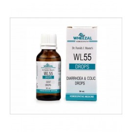 Wheezal WL-55 Diarrhoea & Colic Drops (30ml) (PACK OF TWO) Drops 30 ml