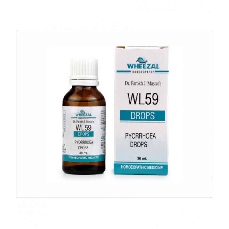 Wheezal WL-59 Pyorrhoea Drops (30ml) (PACK OF TWO) Drops 30 ml